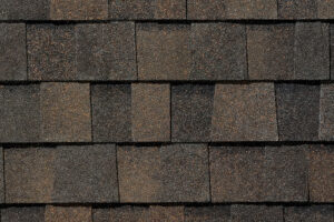 Detail of roof shingles Tamko Heritage Rustic Slate